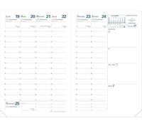 Quo Vadis - 1 Recambio para agenda semanal de negocios - Encuadernación de tapa blanda - diciembre de 2025 a diciembre de 2026 - Formato de 10 x 15 cm