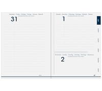 Quo Vadis 1281945Q - Recambio de Agenda Escolar EUROTEXTAGENDA 2023/2024 Multilingüe 1 día página 12x17cm EQUOLOGY Blanco
