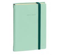 Quo Vadis 1282315Q - Agenda Escolar EUROTEXTAGENDA 2023/2024 Multilingüe 1 día página 12x17cm SILK Verde