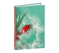 Quo Vadis 1282704Q - Agenda Escolar EUROTEXTAGENDA 26-27 ML ANIMALES 1 día página 12x17cm, Mariquita