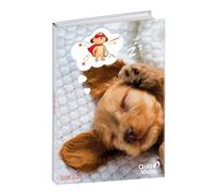 Quo Vadis 1282767Q - Agenda Escolar EUROTEXTAGENDA 26-27 ML AMIGUITOS 1 día página 12x17cm, Perro