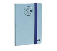 Quo Vadis 148007Q - Agenda escolar presidenta 16 m, multilingüe año 2022-2023, color hielo, formato, 21 x 27 cm, semanal, 16 meses septiembre-diciembre papel blanco Rústica con elástico Everest