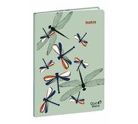 Quo Vadis 2371256Q - Cuaderno de notas Rayado horizontal A5 - 15x21cm BUTTERFLY Libelulas