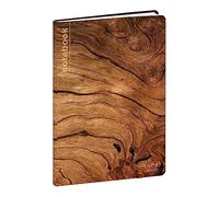 Quo Vadis 2371277Q - Cuaderno de notas Rayado horizontal A5+ - 16x24cm RESPIRE Madera