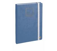 Libreta Quo Vadis Life Journal Infinite Dots Puntos 15X21 Cm 224 Hojas Tapa Similpiel Azul