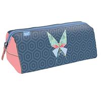 Quo Vadis 2411045Q - Estuche triangular 23,7,8x7,8cm BUTTERFLY Mariposa