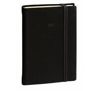 Quo Vadis 285961Q - Agenda 2023 - AFFAIRES® PRESTIGIO SILK - Multilingüe - Color: Negro - A6-10 x 15 cm