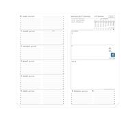 Quo Vadis 363006Q Agenda ITAL B Idioma italiano Año 2022 Formato 8,8 x 17 cm semana 12 meses enero o diciembre papel blanco recambio agenda blísterato cubierta de cartón blanco, 8,8 x 17