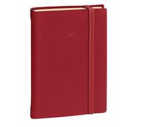Quo Vadis 376016Q - Agenda 2023 - DAILY 17 SILK - Multilingüe - Color: Burdeos - 12x17 cm
