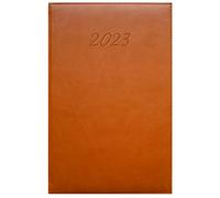 Quo Vadis 377008Q - Agenda 12 meses TODOS LOS DÍAS 24 ENE - DIC 24 Página multilingüe de 1 día A5+ - 16 x 24 cm MARCA Marrón