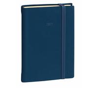 Quo Vadis 377012Q - Agenda 12 meses DAILY 24 ENE - DIC 24 Multilingüe 1 día página A5+ - 16x24cm SILK Marino