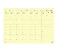 Quo Vadis 922477Q - Recambio de Agenda 13 meses RANDONNEE PRESTIGIO 2026, Semana Vista 9x12,5cm Castellano, Crema