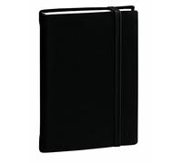 Quo Vadis 962017Q - Índice telefónico Rayado horizontal A5+ - 16x24cm SILK Negro