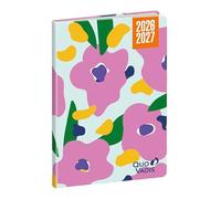 Quo Vadis - Agenda 2026-2027 Hebdocolor 15 FR Canopy abstracto, 10 x 15 cm