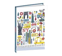 QUO VADIS Agenda Escolar 12 meses EUROTEXTAGENDA 12 x 17 cm 2022-2023 Día página CITIES Multilingue- NYC, 128528Q