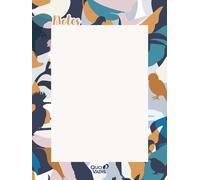 Quo Vadis - Bloc de notas - Jungle Spirit - Multicolor - 10,6 x 15,3 cm - Papel Clairefontaine blanco - Fabricación francesa