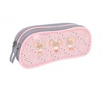 QUO VADIS - Colección: ANIMASCOT - Pasador escolar - 2 compartimentos grandes para guardar bolígrafos, lápices y rotuladores - Formato 10 x 23 x 07 cm - Visual Ratón