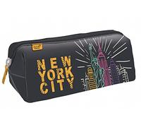 Quo Vadis - Colección: CITIES - BOLSA TRIANGUAR - 1 compartimento grande para bolígrafos, lápices y rotuladores - Formato 23 x 8 x 8 cm - Visual New York