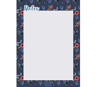 Quo Vadis - Colección: Daisy BLOC NOTES 11x15 11x15 cm - Azul