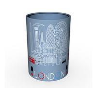 Quo Vadis - Cubillete metal 8x11cm UNION JACK Cities view