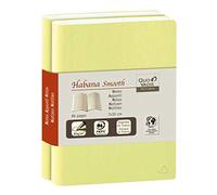 Quo Vadis Habana Smooth - Duo de cuadernos de notas 15, 10 x 15 cm, color verde