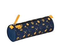 Quo Vadis Louise & Arthur - Estuche escolar redondo (23 x 8 x 8 cm, tela de poliéster) - 1 compartimento