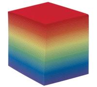 Quo Vadis - Taco de notas 9x9x9cm ARCO IRIS Arco iris