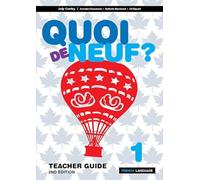 Quoi de Neuf 1 Teacher Guide (Book) (Quoi de neuf )