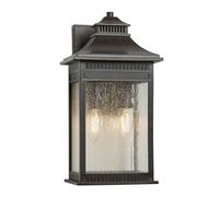 QUOIZEL Aplique de exterior Livingston medium, alto 35,6cm