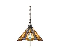 Elstead Lighting Inglenook lámpara colgante 3x60 W marrón QZ-INGLENOOK-P-A