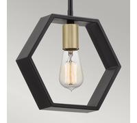 QUOIZEL Lámpara colgante Bismarck, 1 luz True