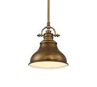 Elstead Lighting Emery lámpara colgante 1x60 W latón QZ-EMERY-P-S-WS