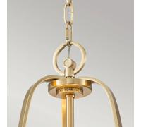 Elstead Lighting Gotham lámpara colgante 4x60 W latón QZ-GOTHAM-P-BB