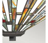 QUOIZEL Plafón Maybeck en diseño Tiffany