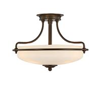 Quoizel QZ/GRIFFIN/SFSPN - Lámpara de techo (43,2 x 43,2 x 30,5 cm, bronce)