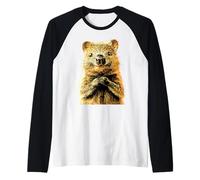 Quokka Be Quokka Happy Sonríe con Quokkas Camiseta Manga Raglan