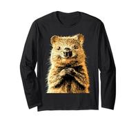 Quokka Be Quokka Happy Sonríe con Quokkas Manga Larga