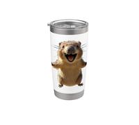 Quokka Be Quokka Happy Sonríe con Quokkas Vaso térmico de acero inoxidable de doble pared