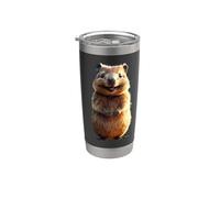 Quokka Be Quokka Happy Sonríe con Quokkas Vaso térmico de acero inoxidable de doble pared