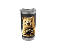 Quokka Be Quokka Happy Sonríe con Quokkas Vaso térmico de acero inoxidable de doble pared