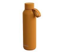 Quokka Solid Con Colgador de Silicona - Amber 630 ML | Botellas De Agua Acero Inoxidable Sin BPA |Botella Térmica De Doble Pared - Mantiene el frío y el Calor para Niños y Adultos