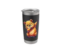 Quokka Dabbing | Animal australiano para niños y gafas Quokka Vaso térmico de acero inoxidable de doble pared