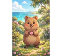 Quokka Heart Hands Journal: Cute Kawaii Quokka Notebook with Heart Hands Cover for Animal Lovers, Journaling, and Writing
