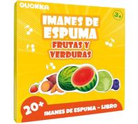 QUOKKA Juego magnético para niños de 2 a 3 años - Rompecabezas magnético de frutas de más de 20 piezas - Actividad para niños pequeños en el avión - Juguetes educativos para llevar - Juegos de viaje c