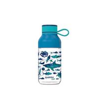 Quokka Kids Ice Con Colgador - Sea Animals 430 ML | Botella de Agua Reutilizable de Tritan - Libre de BPA | Amplia Apertura para Rellenar y con tapón antigoteo