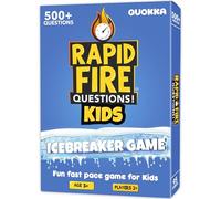 Quokka Kids Conversation Cards Game - Break The Ice Game for Kids and Families - Icebreaker Cards with 500+ Questions - Family Game for Kids 8-12 - Perfect for Family Game Night I Travel Version