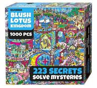QUOKKA Puzle de 1000 Piezas para Adultos - 223 Secretos Ocultos, Historia de Audio Fascinante, Piezas Gruesas de Encaje Perfecto - Colecciona los Cuatro Puzles para Adultos de la Serie para Construir