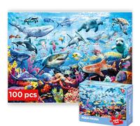 QUOKKA Puzzle 100 Piezas para Niños de 4 5 6 años - Solo Rompecabezas Niños de 7 8 9 años - Juegos Puzzle Animales del Bosque - Puzzle Niños 5 años - Juguetes de Regalo para Niñas y Niños 8 10 años