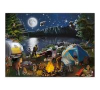 QUOKKA Puzzle 1000 Piezas para Adultos y Niños Mayores - Rompecabezas Actividad de Fogata para Hombres y Mujeres - Juguete Colorido para Niños de 8 a 12 Años - Juego Familiar Regalo