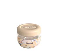 Quokka RECIPIENTE COMIDA MS CON FUNDA DE SILICONA BUBBLE VINTAGE FLORAL 500 ML